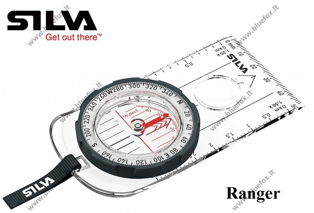 Kompas kartograficzny Silva Ranger Kompas kartograficzny Silva Ranger  [03-031243] : www.bluefox.lt - Fishing, backpack, outdoors, flashlight,  tents, wobblers, knives, axes, saw, machete, rapala, storm