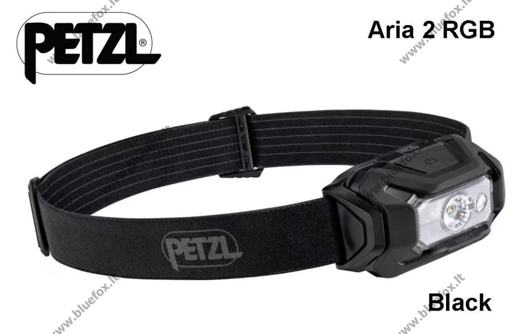 Žibintas ant galvos Petzl Aria 2 RGB Juodas 450 lm - Spauskite ant paveikslėlio norint uždaryti