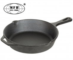 MFH Чугунная черная походная сковорода 20 см