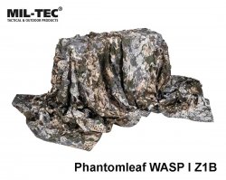 Mil-Tec Laser Cut kamuflaaživõrk 1,5 x 3m Phantomleaf WASP I Z1B
