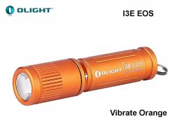 Žibintuvėlis raktų pakabukas Olight I3E EOS Vibrate Orange 90 lm