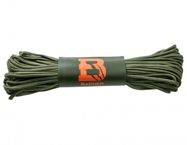 Virvutė PARACORD BADGER OUTDOOR 550 žalia 30 M