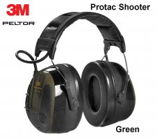 3M Peltor Ausinės Šaudymui ProTac Shooter SNR 32 dB žalios
