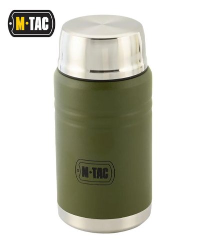 M-Tac maisto termosas su sulankstomu šaukštu 750 ml Olive