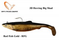 Guminukas Savage Gear 3D Herring Big Shad 25cm 300g Red Fish Gol