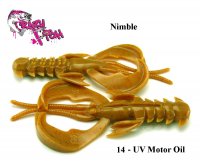 Masalas Crazy Fish Nimble 2"(5cm) UV Motor Oil plaukiojantis