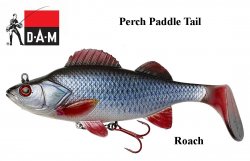Guminukai DAM EFFZETT Natural Perch Paddle Tail Roach