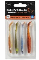 Guminukai Savage Gear Slender Scoop Shad Clear Water Mix