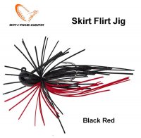 Savage Gear Skirt Flirt Jig Sinking Kablys Nr2 Black Red
