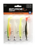 Guminukai Savage Gear Fat Minnow T-Tail RTF Darkwater Mix