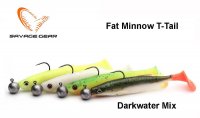 Guminukai Savage Gear Fat Minnow T-Tail RTF Darkwater Mix