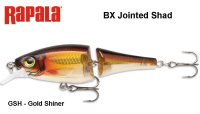 Vobleris Rapala BX Jointed Shad BXJSD Gold Shiner