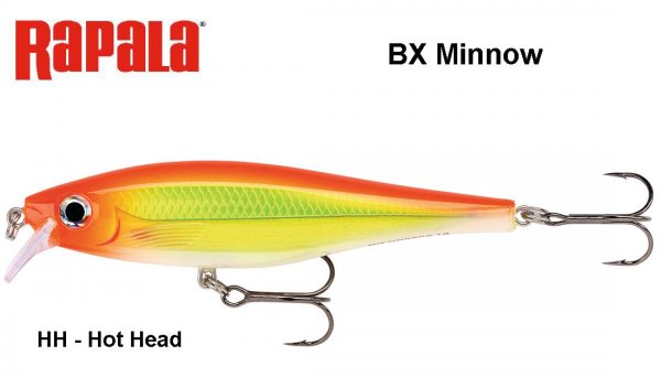 Vobleris Rapala BX Minnow BXM Hot Head