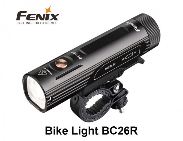 Dviračio žibintas Fenix ​​​​BC26R pakraunamas