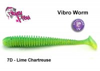 Guminukas Crazy Fish Vibro Worm Lime Chartreuse