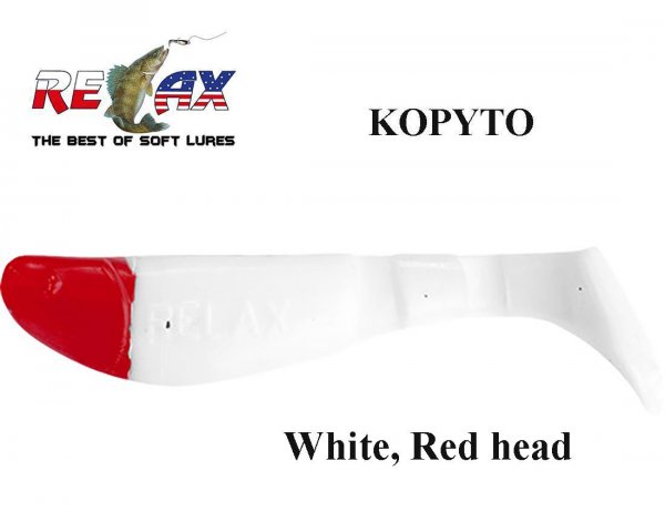 Relax guminukas Kopyto H001 White Red Head