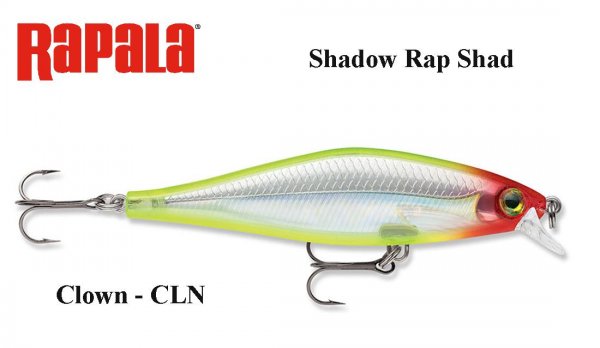 Vobleris Rapala Shadow Rap Shad SDRS09 Clown