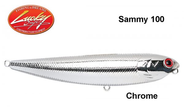 Vobleris Lucky Craft Sammy 100 Chrome