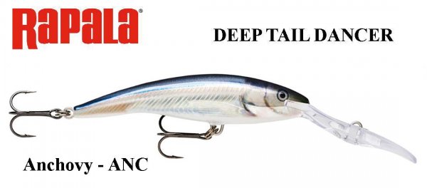 Vobleris Rapala Deep Tail Dancer ANC Anchovy