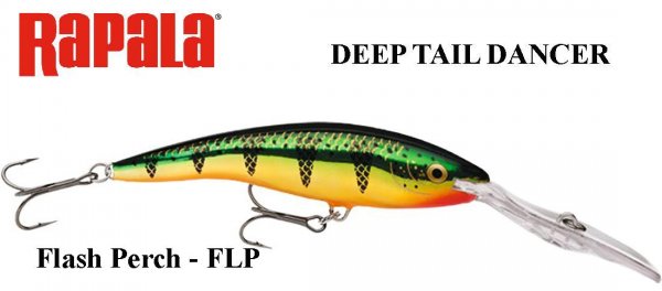 Vobleris Rapala Deep Tail Dancer FLP Flash Perch