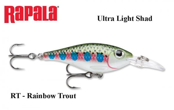 Vobleris Rapala Ultra Light Shad RT