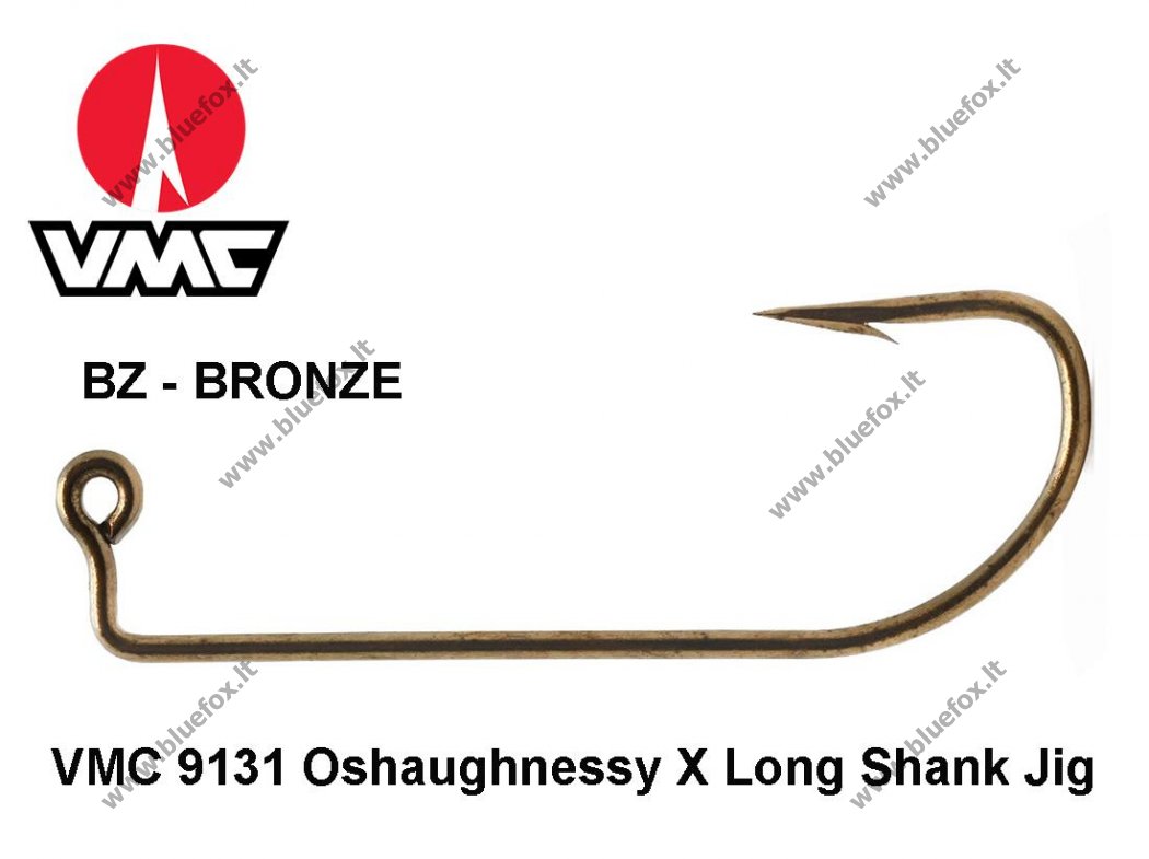 VMC 9131BZ Jig Hook is an O'Shaughnessy Bronze [9131BZ] - 0.24EUR :   - Fishing, backpack, outdoors, flashlight, tents, wobblers,  knives, axes, saw, machete, rapala, storm
