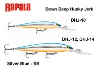 Wobbler Rapala Down Deep Husky Jerk Silver Blue SB