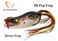 Kalapüügi Konn Savage Gear 3D Pop Frog Brown Frog