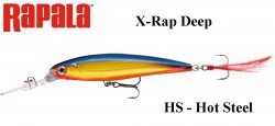 Ēsma Rapala X-Rap Deep HS - Hot Steel