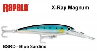 Vobleris Rapala X-Rap Magnum XRMAG Blue Sardine