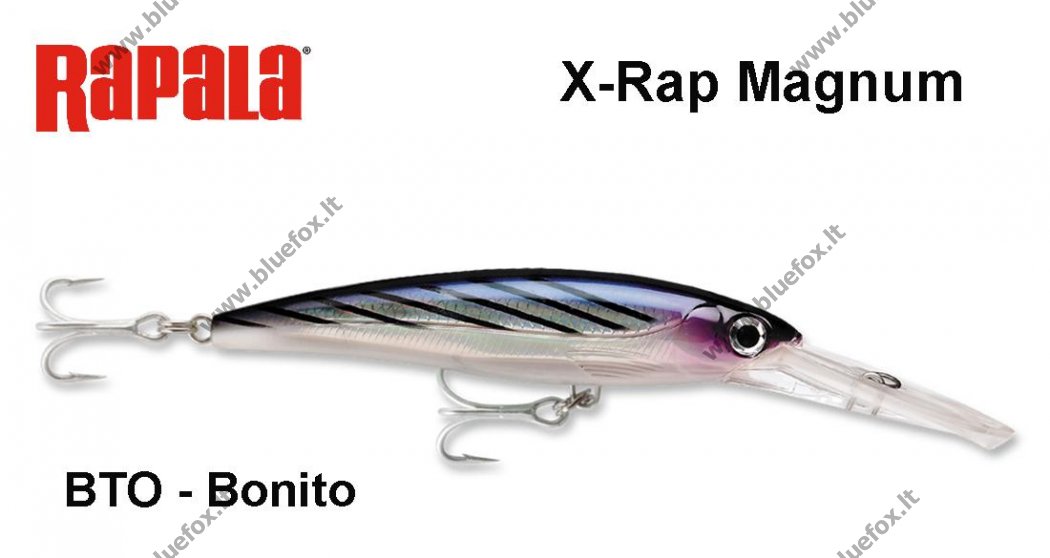 Rapala X-Rap Magnum Lure Blue Bonito BBTO