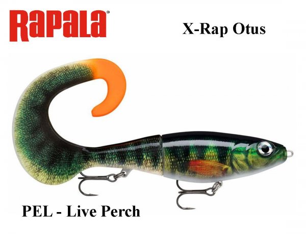 Vobleris Rapala X-Rap Otus PEL - Live Perch