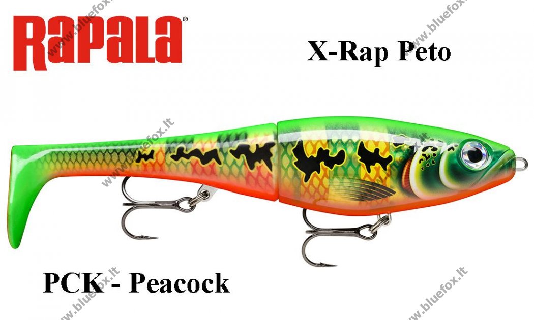 Rapala X-Rap Peto PCK - Peacock [02-XRPT20PCK] - 19.95EUR : www.bluefox.lt  - Fishing, backpack, outdoors, flashlight, tents, wobblers, knives, axes,  saw, machete, rapala, storm